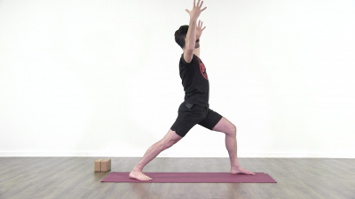 screenshot from online yoga class with Daniel Scott at Yogateket yoga studio in Uppsala Sweden
