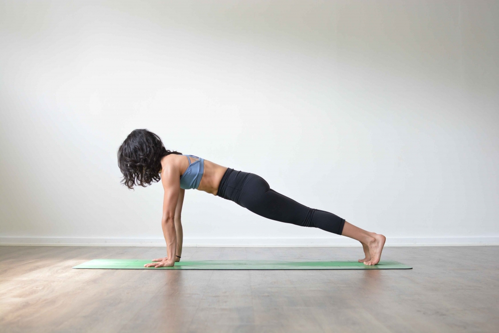 plank posture for yoga